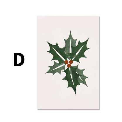 Poster Weihnachtesbaum mit Geschenken als Deko Print ohne Rahmen