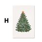 Poster Weihnachtesbaum mit Geschenken als Deko Print ohne Rahmen