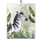 Poster Kinderzimmer Dschungel Tiere Abenteuer · Kinderzimmer Bilder · Wand Deko · Kunst Druck · Deko Print · ohne Rahmen
