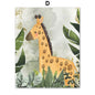 Poster Kinderzimmer Dschungel Tiere Abenteuer · Kinderzimmer Bilder · Wand Deko · Kunst Druck · Deko Print · ohne Rahmen
