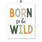 Poster Kinderzimmer Dschungel Tiere Abenteuer · Kinderzimmer Bilder · Wand Deko · Kunst Druck · Deko Print · ohne Rahmen